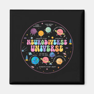 Autismus-Bewusstsein neurodiverse Welt IEP Magnet