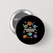 Autismus-Bewusstsein Neurodiversität Asd Sped Lehr Button (Vorne & Hinten)