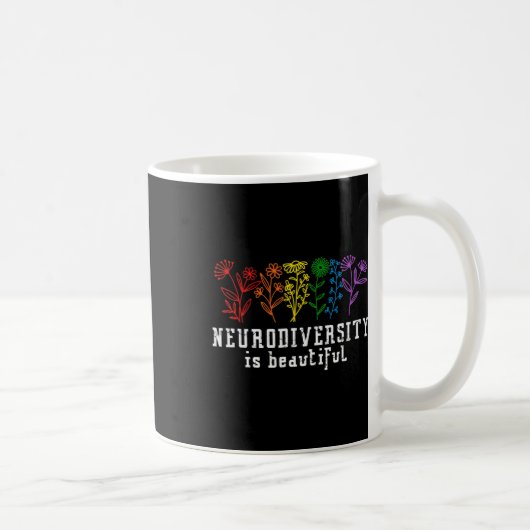 Autismus Bewusstsein Neurovielfalt ist schön ADHS Kaffeetasse (Rechts)