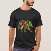 Autismus Bewusstsein Niedlich Bärenpuzzle Piece An T-Shirt (Vorderseite)