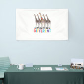 Autismus Bewusstsein Niedlich Giraffe Tier Es ist Banner (Messeveranstaltung)