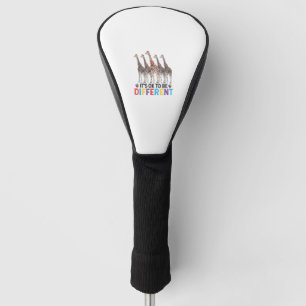 Autismus Bewusstsein Niedlich Giraffe Tier Es ist  Golf Headcover