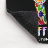 Autismus Bewusstsein Niedlich Giraffe Tier Es ist  Mousepad (Ecke)