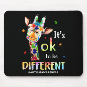 Autismus Bewusstsein Niedlich Giraffe Tier Es ist  Mousepad