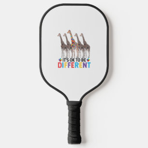 Autismus Bewusstsein Niedlich Giraffe Tier Es ist Pickleball Schläger