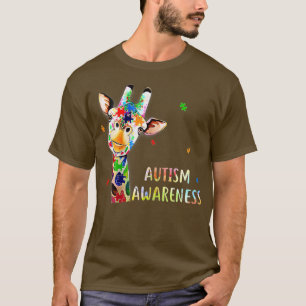 Autismus Bewusstsein Niedlich Giraffe Tier Es ist T-Shirt