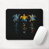 Autismus Bewusstsein Niedlich Schildkrötentier Es  Mousepad (Mit Mouse)