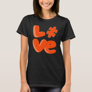 Autismus Bewusstsein Niedliche Liebe Puzzle Autist T-Shirt