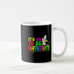 Autismus Bewusstsein Niedliches Hai sein Ok zu sei Kaffeetasse