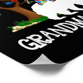 Autismus Bewusstsein Oma Bären Unterstützung Autis Poster (Ecke)