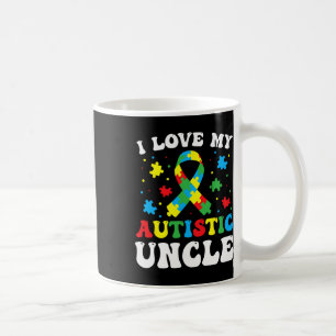 Autismus Bewusstsein Onkel I Liebe Mein Autistisch Kaffeetasse