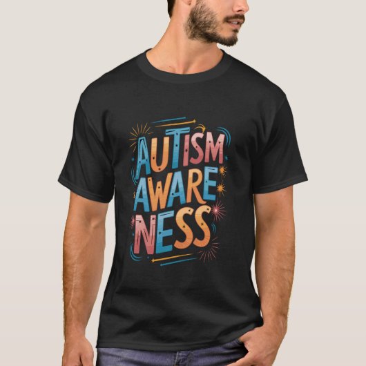 Autismus-Bewusstsein Periodensystem T-Shirt (Vorderseite)