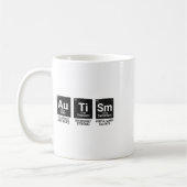 Autismus Bewusstsein Periodischer Tabelle Autismus Kaffeetasse (Links)