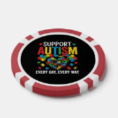 Autismus-Bewusstsein Pokerchips (Einzeln)