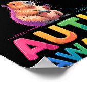 Autismus-Bewusstsein  Poster (Ecke)