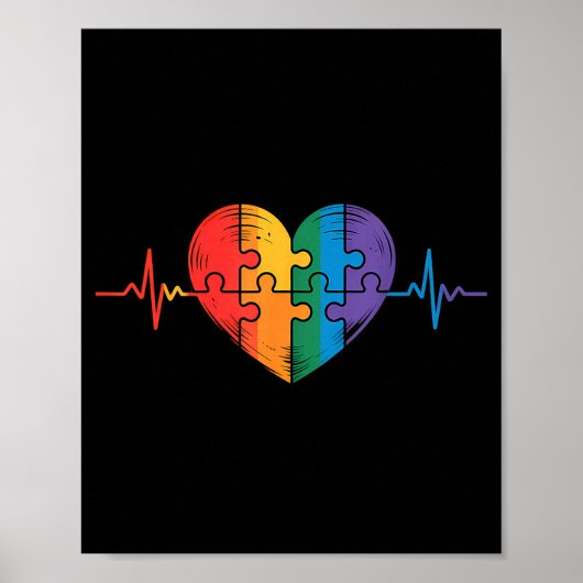 Autismus-Bewusstsein Poster (Vorne)