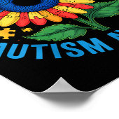 Autismus-Bewusstsein Poster (Ecke)
