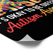 Autismus-Bewusstsein  Poster (Ecke)