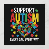 Autismus-Bewusstsein Programm (Rückseite)