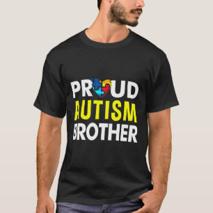 Autismus Bewusstsein Proud Autismus Bruder T-Shirt