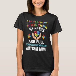 Autismus Bewusstsein Proud Autismus Mimi Liebe Her T-Shirt