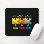 Autismus Bewusstsein Puzzle Chemieelemente Mousepad (Mit Mouse)
