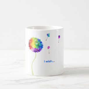 Autismus-Bewusstsein-Puzzle Löwenzahn-Wünsche Kaffeetasse