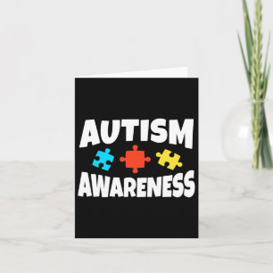 Autismus Bewusstsein Puzzle Piece Autistische Unte Karte