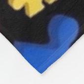 Autismus Bewusstsein Puzzle Piece Fleecedecke (Ecke)