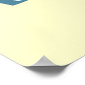 Autismus Bewusstsein Puzzle Piece Poster Kunst (Ecke)