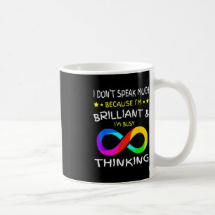 Autismus Bewusstsein Puzzle Piece Rainbow Infinity Kaffeetasse