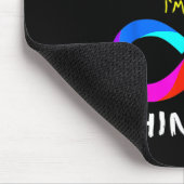 Autismus Bewusstsein Puzzle Piece Rainbow Infinity Mousepad (Ecke)