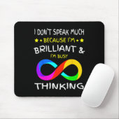 Autismus Bewusstsein Puzzle Piece Rainbow Infinity Mousepad (Mit Mouse)