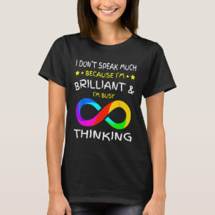 Autismus Bewusstsein Puzzle Piece Rainbow Infinity T-Shirt