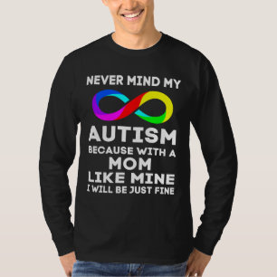 Autismus Bewusstsein Puzzle Piece Rainbow Infinity T-Shirt