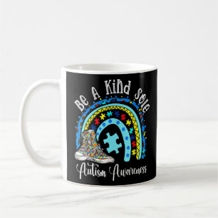 Autismus Bewusstsein Puzzle Schuhe sind eine Art e Kaffeetasse