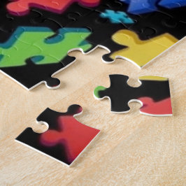 Autismus Bewusstsein Puzzle Stücke