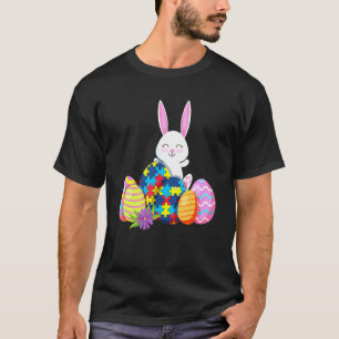 Autismus-Bewusstsein-Puzzle T  Osterhase Eier T-Shirt