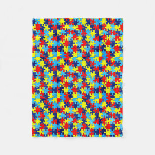 Autismus Bewusstsein-Puzzlespiel durch Shirley Fleecedecke