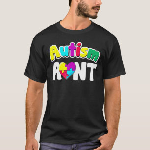 Autismus-Bewusstsein-Puzzleteile Farben T-Shirt