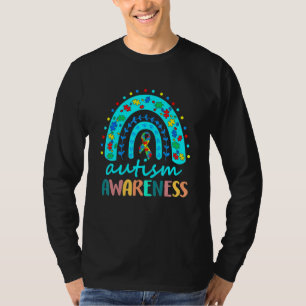 Autismus Bewusstsein Rainbow Puzzle Autismus Bewus T-Shirt