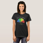 Autismus Bewusstsein Regenbogenbaum wächst Ihr Bew T-Shirt (Vorne ganz)