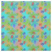 Autismus-Bewusstsein scherzt Stoff (Muster)