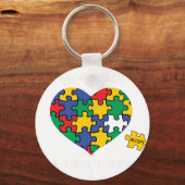 Autismus-Bewusstsein Schlüsselanhänger (Vorderseite)