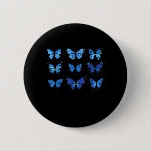 Autismus-Bewusstsein Schmetterlinge akzeptieren Li Button
