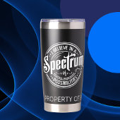 Autismus Bewusstsein Schwarzer Stainless Water Tum Thermobecher