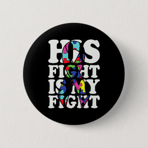 Autismus-Bewusstsein Sein Kampf ist mein Kampf Unt Button