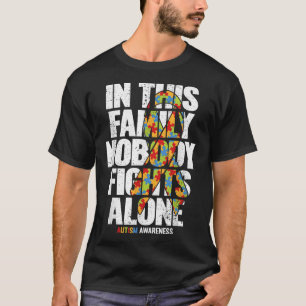 Autismus Bewusstsein Shirt Familienunterstützung M