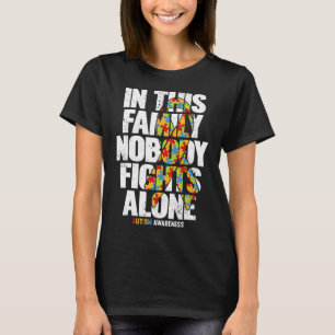 Autismus Bewusstsein Shirt Familienunterstützung M