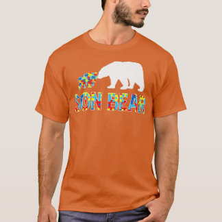Autismus Bewusstsein Son Bear Support Autistic Pre T-Shirt